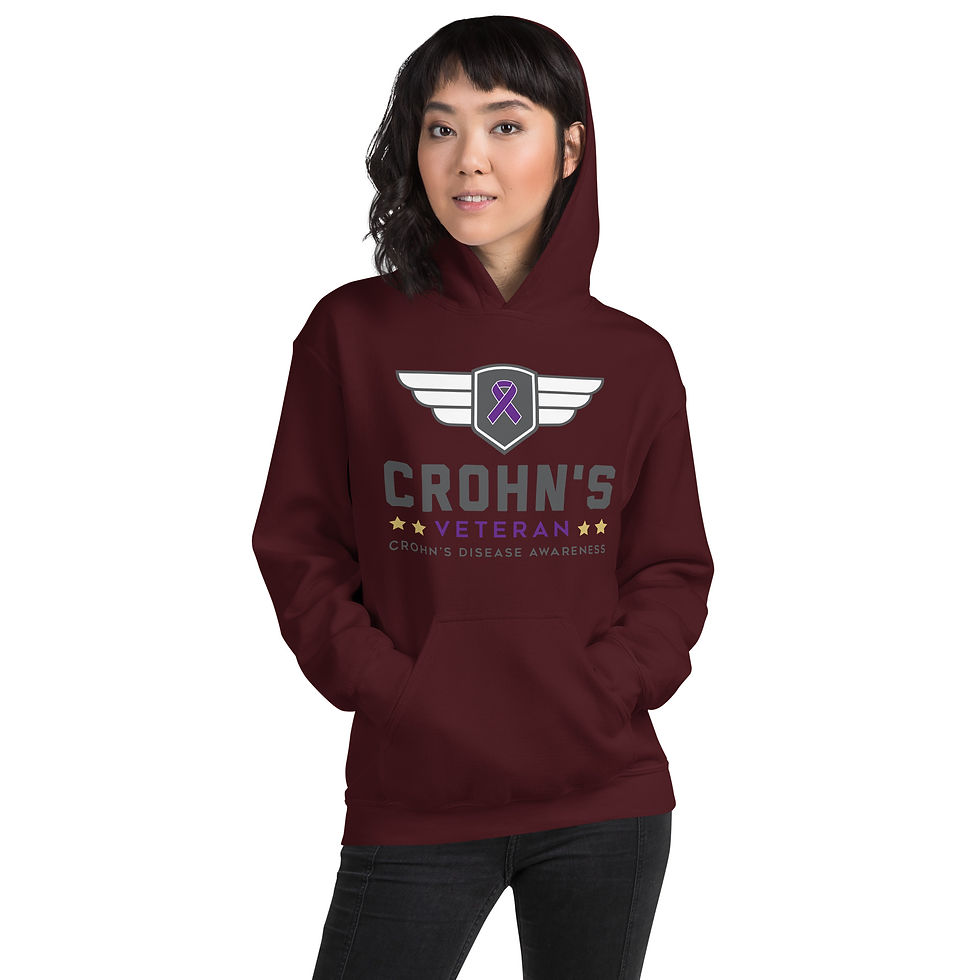 Thumbnail: Crohn's Veteran Unisex Hoodie