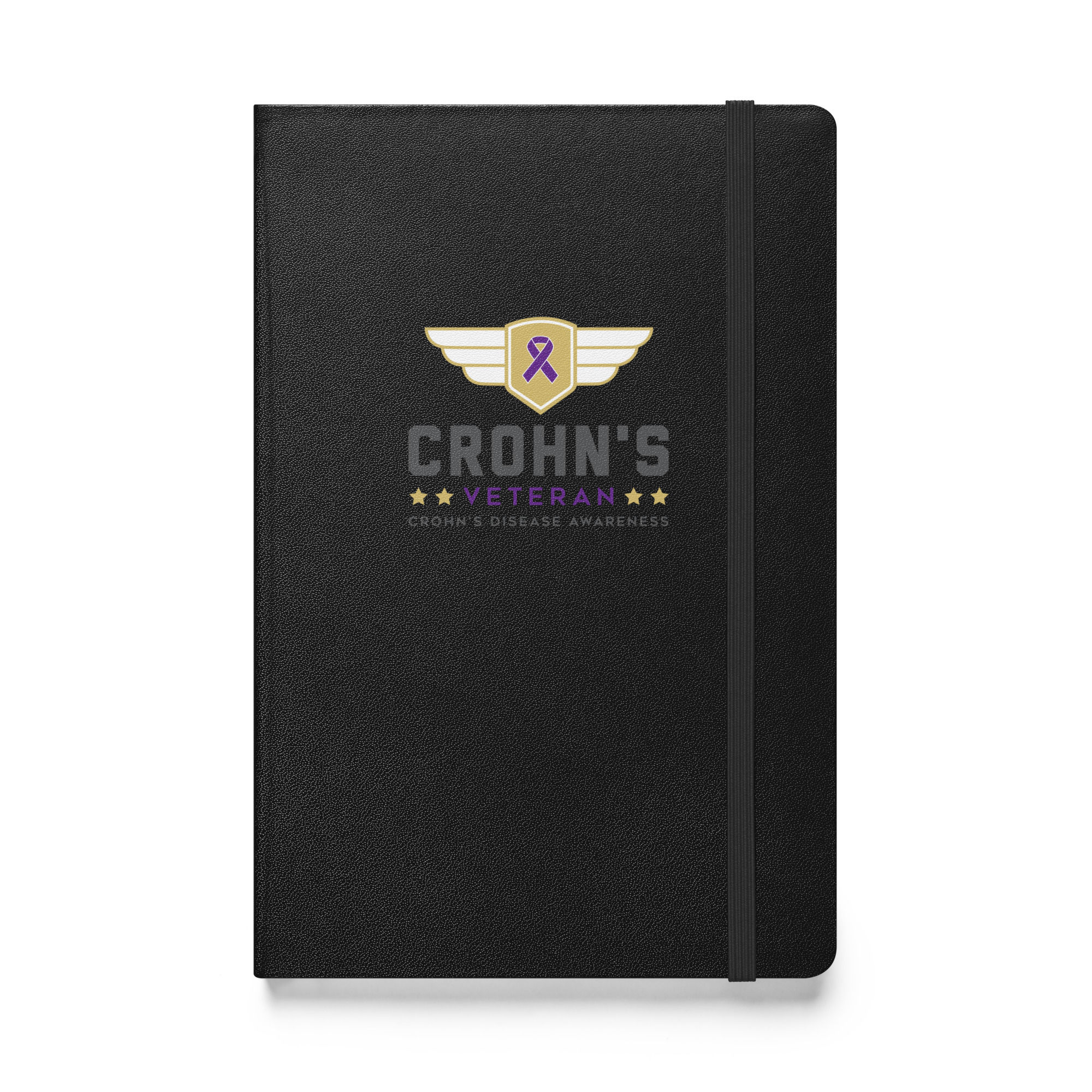 Crohn's Veteran Hardcover bound notebook