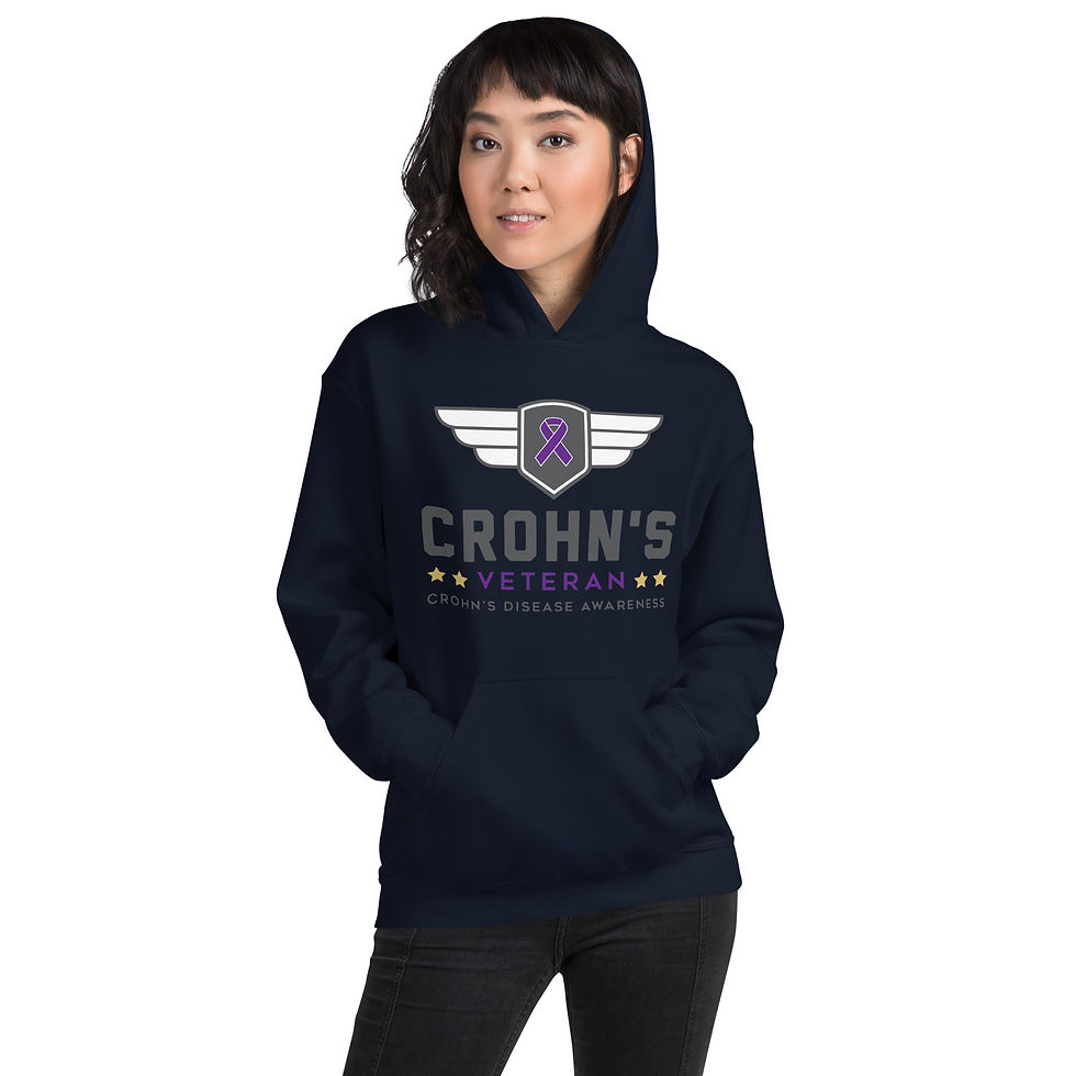 Thumbnail: Crohn's Veteran Unisex Hoodie