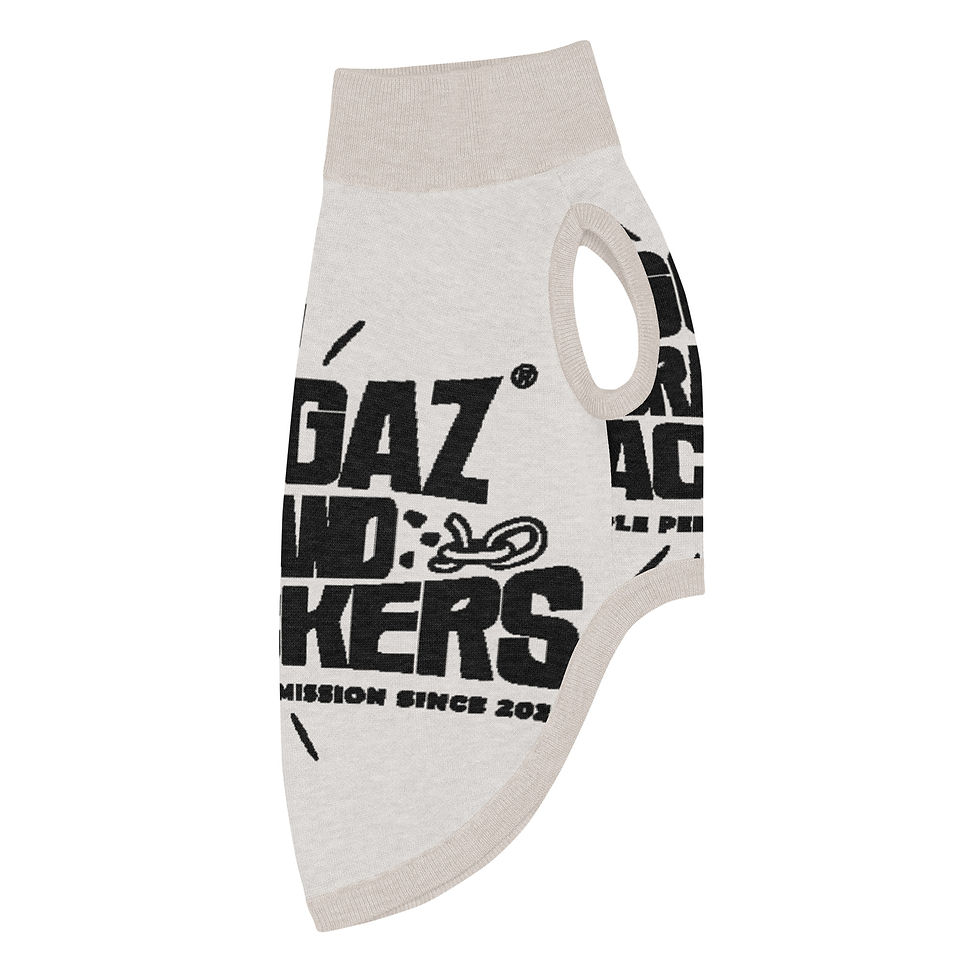 Thumbnail: Niggaz Brand Crackers Knitted pet sweater