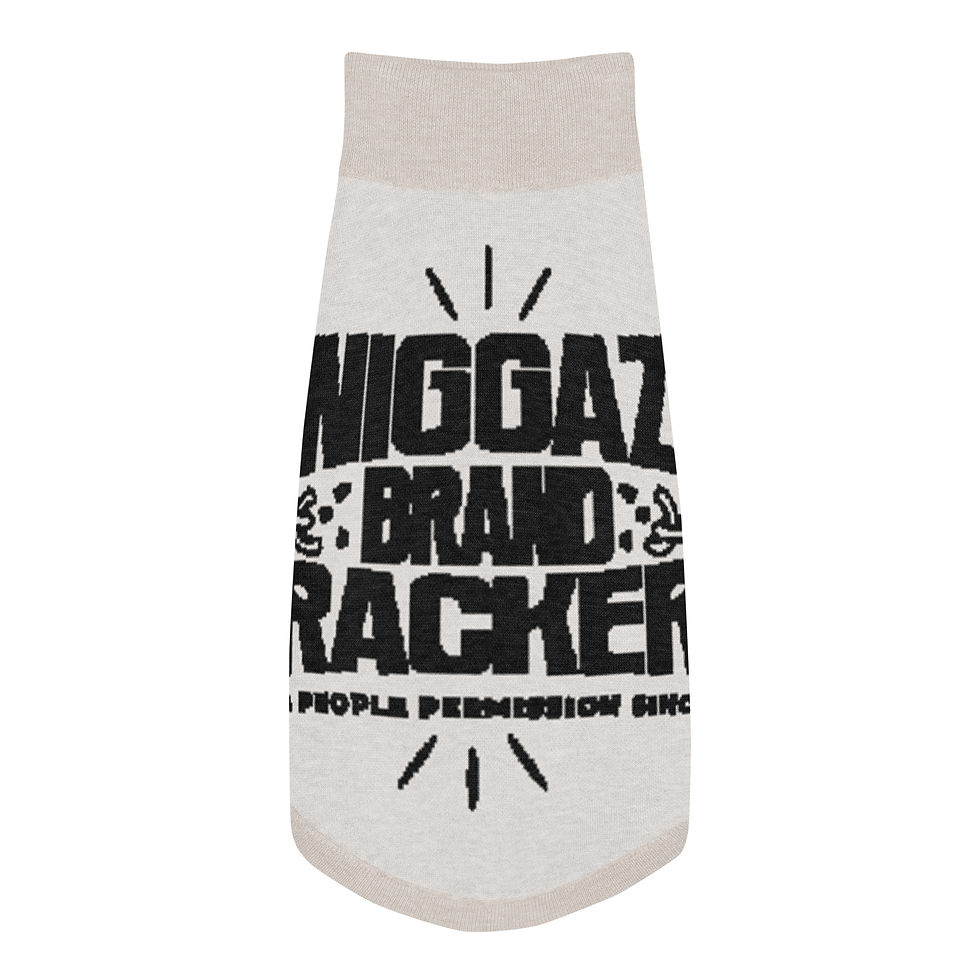 Thumbnail: Niggaz Brand Crackers Knitted pet sweater