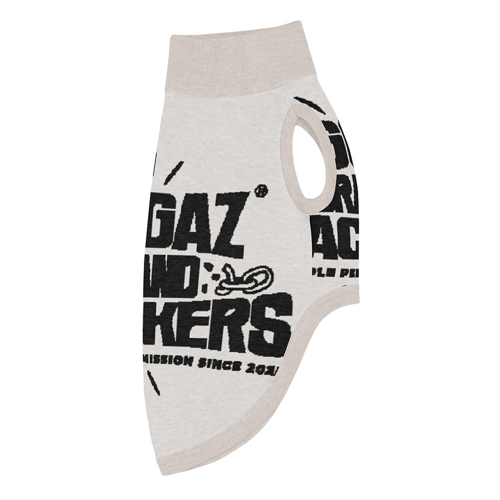 Thumbnail: Niggaz Brand Crackers Knitted pet sweater