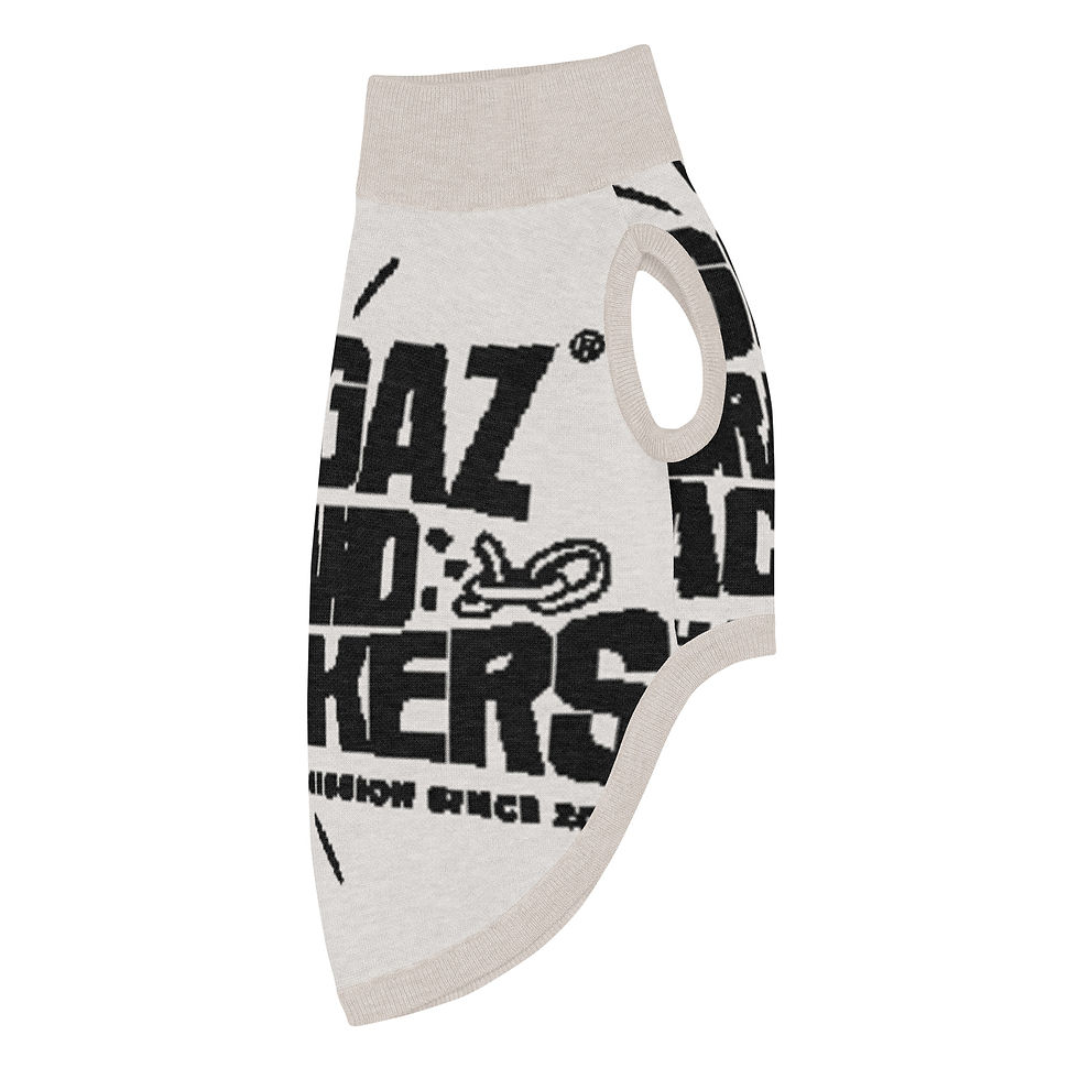 Thumbnail: Niggaz Brand Crackers Knitted pet sweater