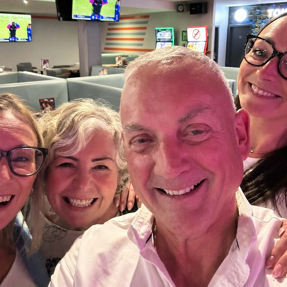 PFE Medical colleagues sharing a light-hearted moment during the company team day.