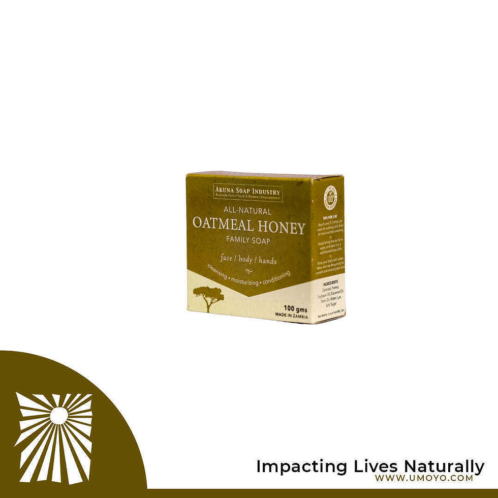 Akuna Oatmeal Honey Soap - 100g