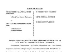 Court Documents Show Megan the Stallion Will Have to Pay former Label