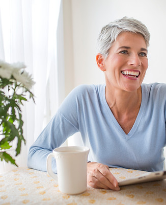 Woman with Digital Tablet