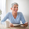 Woman with Digital Tablet