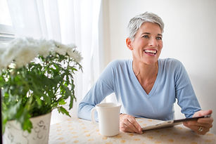 Woman with Digital Tablet