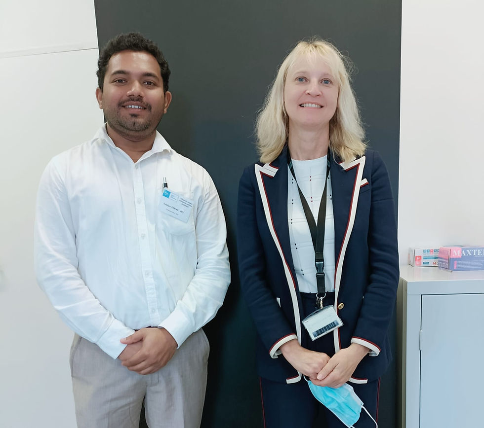 With Prof. Dr. Elvire Servien, France