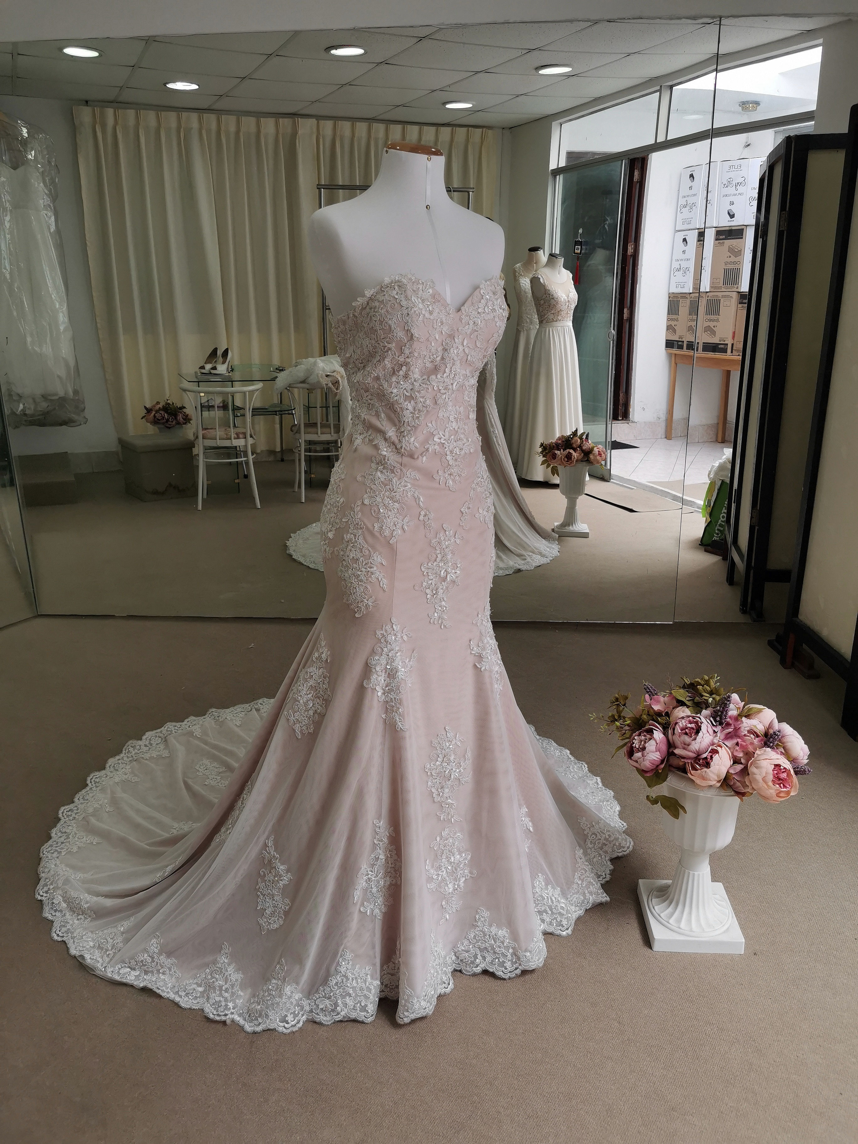 Vestido de Novia Sirena Nude