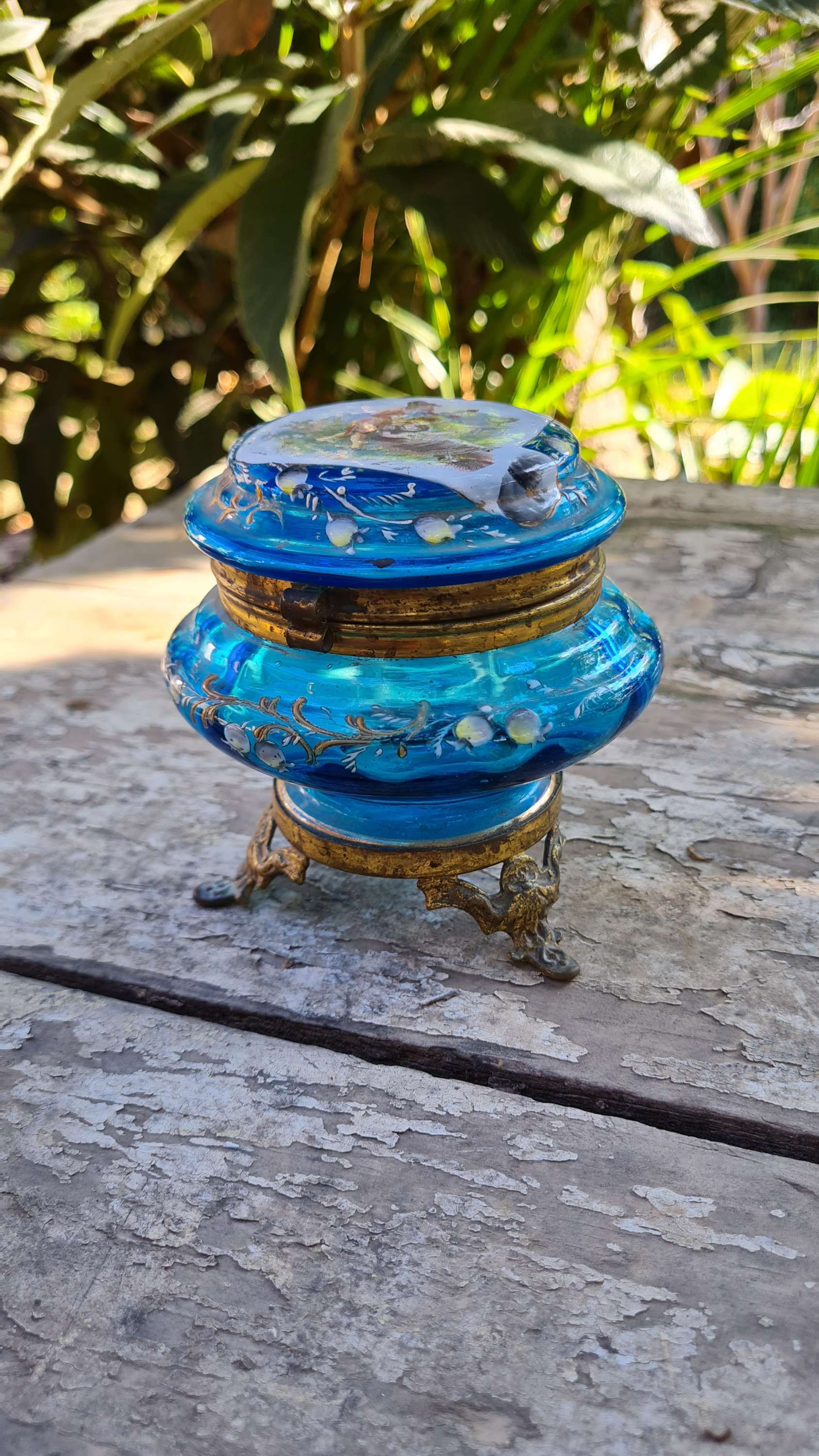 Joyero de cristal Victoriano