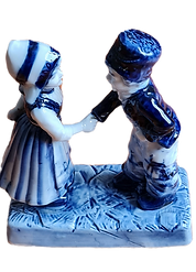 Figuras de colección de Países Bajos Azul Delft Vintage Antigüedades