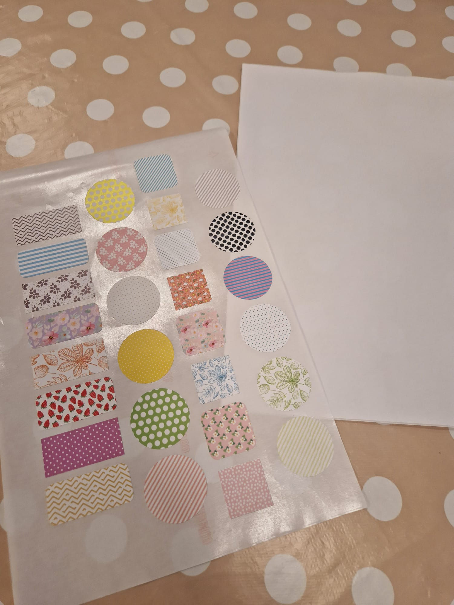 10-er Set "Sticker-Papier"