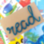 Thumbnail: READ knitted wire word