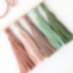 Thumbnail: Vintage Rose Rainbow Cloud Wall Hanging