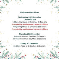 Christmas Masses 2025
