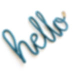 Thumbnail: HELLO knitted wire word