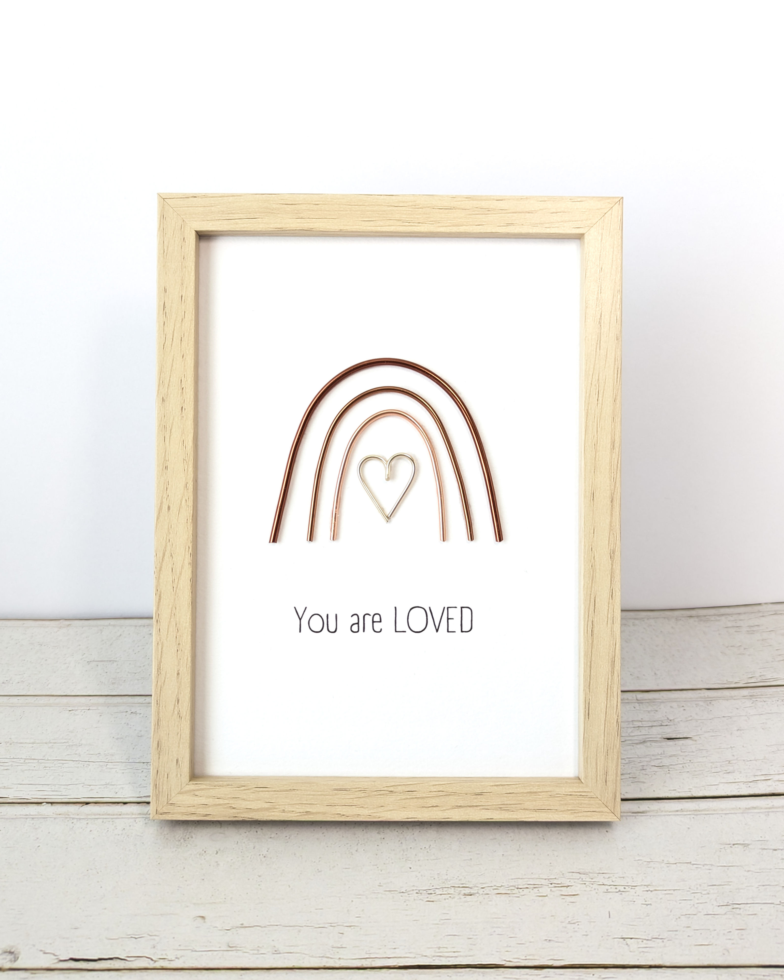 FRAMED You Are Loved Quote - Neutral