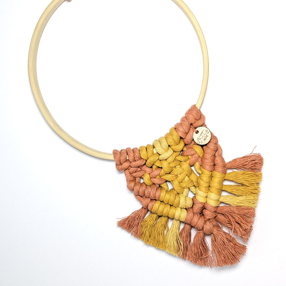 Thumbnail: Golden Harmony Bamboo Personalised Wreath - 15cm