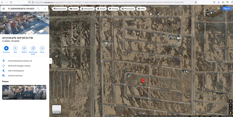 Thumbnail: (4 of 6 lots all together)  COCHISE COLLEGE PARK LOT 367 Douglas, AZ 85607