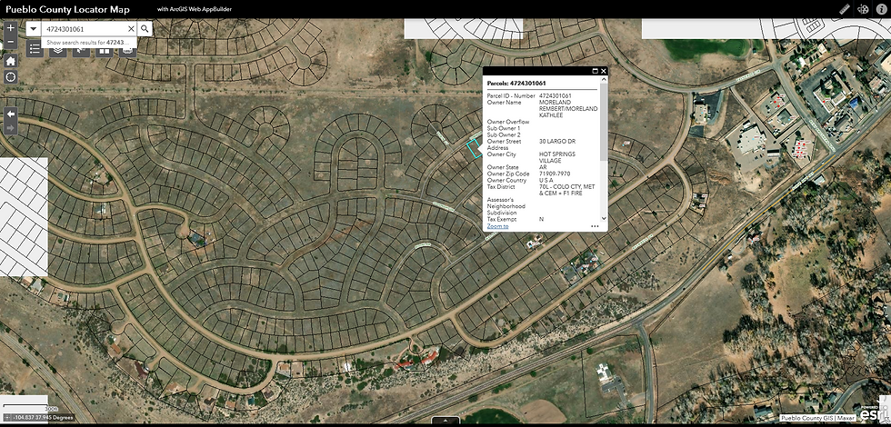 Thumbnail: At the Heart of the City 0.18 Acre Lot # 75 UNIT 1 Colorado City, CO 81019