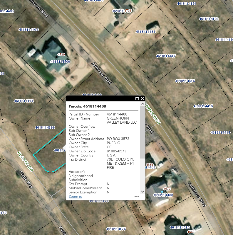 R-4 Close to Golf Course, School & Houses Lot 1246 UNIT 14 CO City, CO 81019