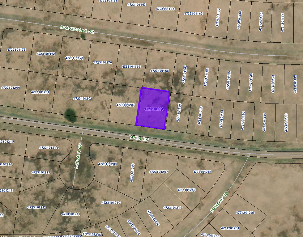 Lot with Water and Power in Colorado City, CO 81019 (1 of 2 Continuous Parcels)