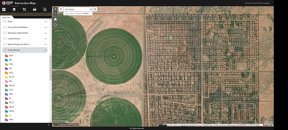 Thumbnail: 0.21 Acres COCHISE COLLEGE PARK UNIT 2 LOT 1132 Douglas, AZ 85607