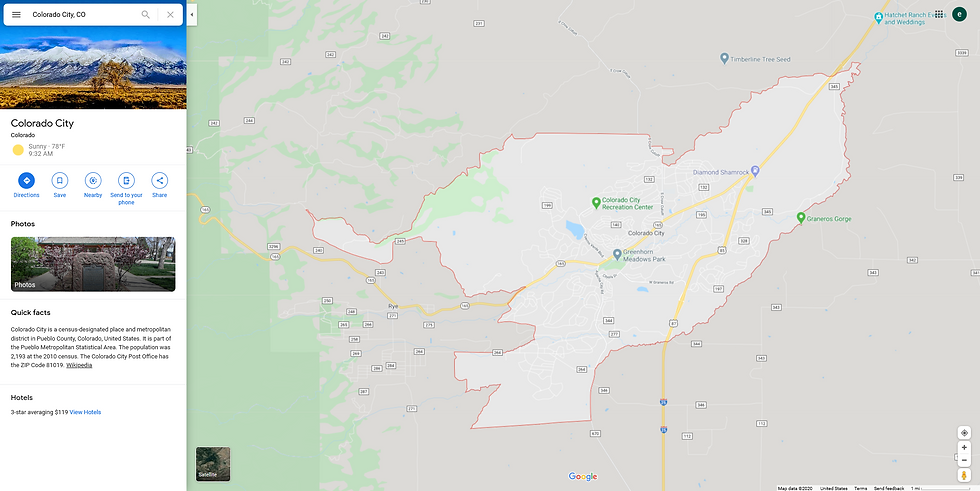 Thumbnail: Lot with Water and Power in Colorado City, CO 81019 (1 of 2 Continuous Parcels)