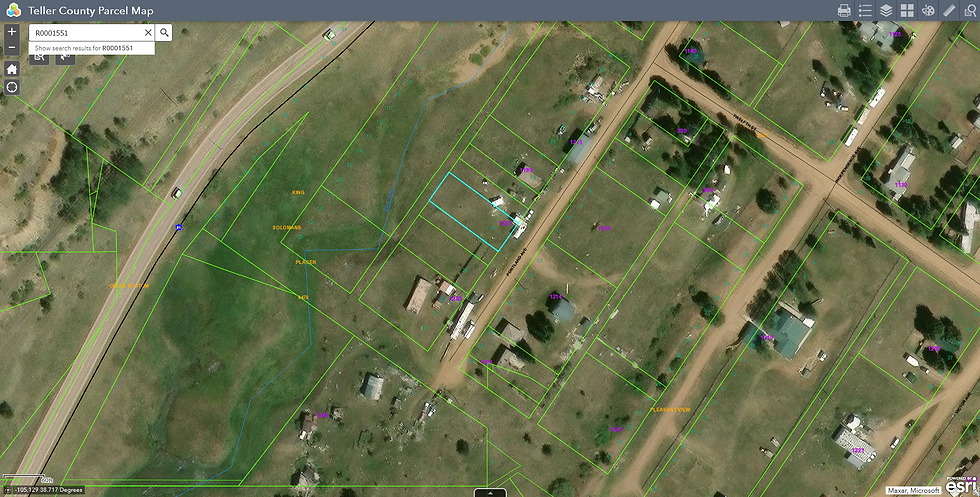 Thumbnail: 1233 Portland Ave, Victor, CO 80860 - Vacant Land