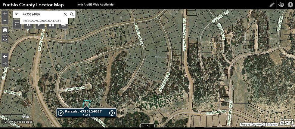 Thumbnail: 0.24 Acres Residential Lot # 862 UNIT 24 Colorado City, CO 81019
