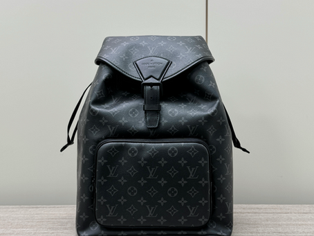 1:1 Mirror Louis Vuitton Montsouris Backpack Monogram Eclipse M46683