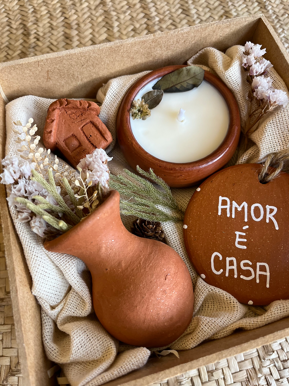 Miniatura: Kit mini vaso e casinha 