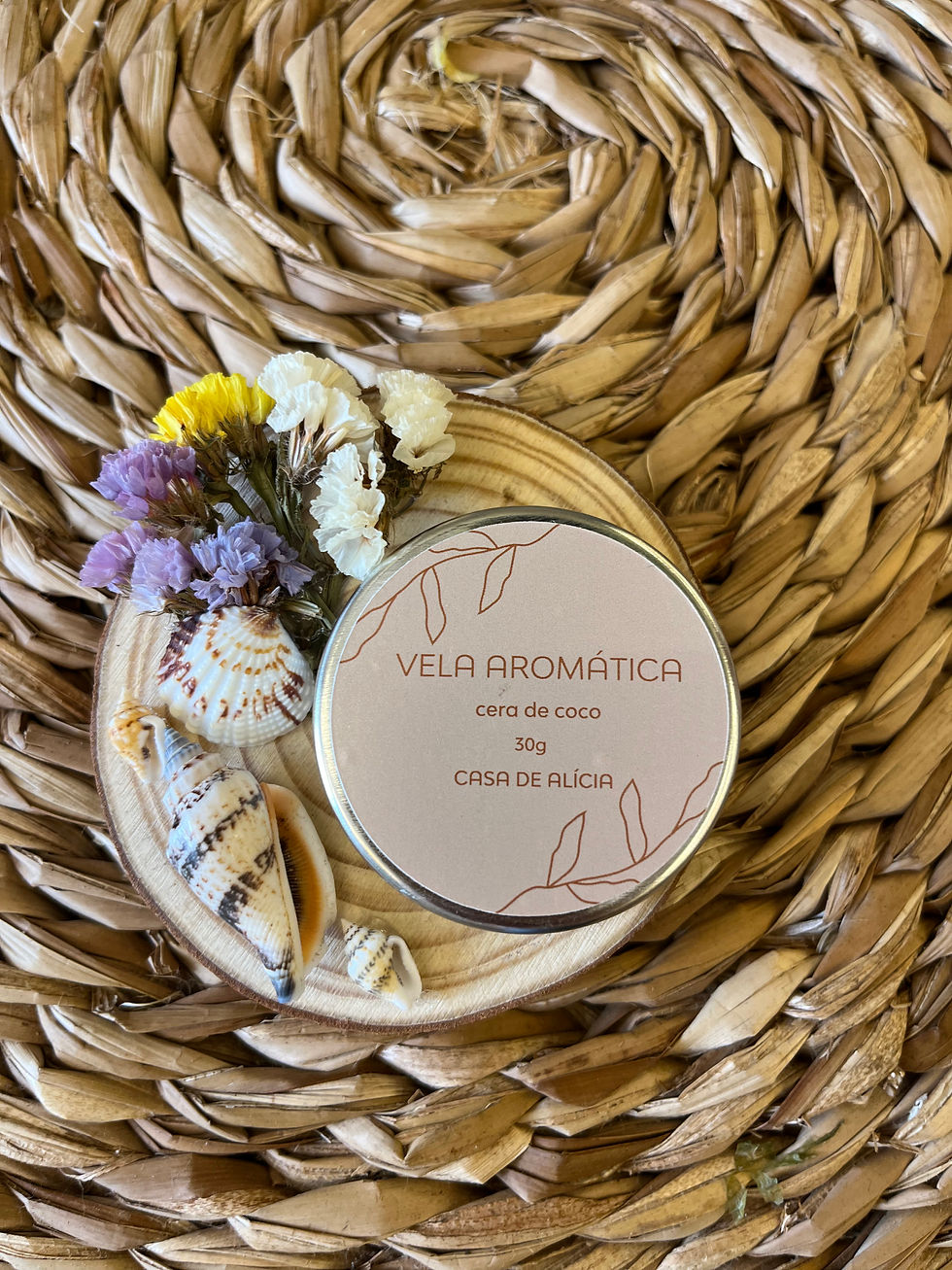 Miniatura: Mini vela decorada 