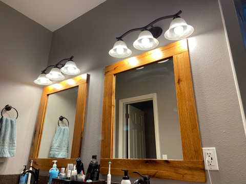 Two Bathrooms Re-Painted