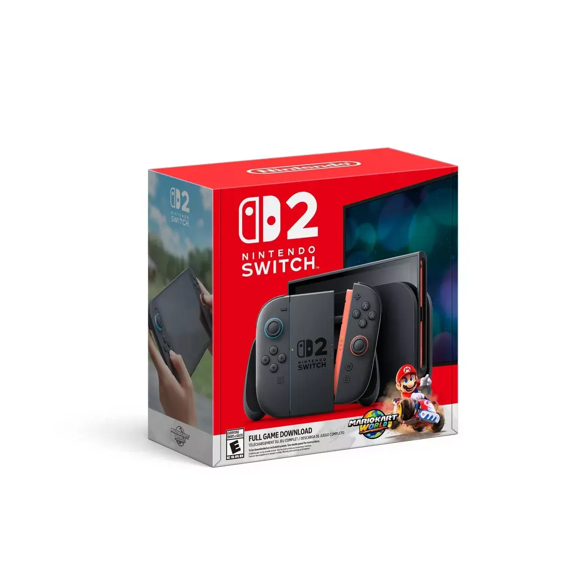 Nintendo Switch 2 Console + Mario Kart World Bundle (Digital Download in Console