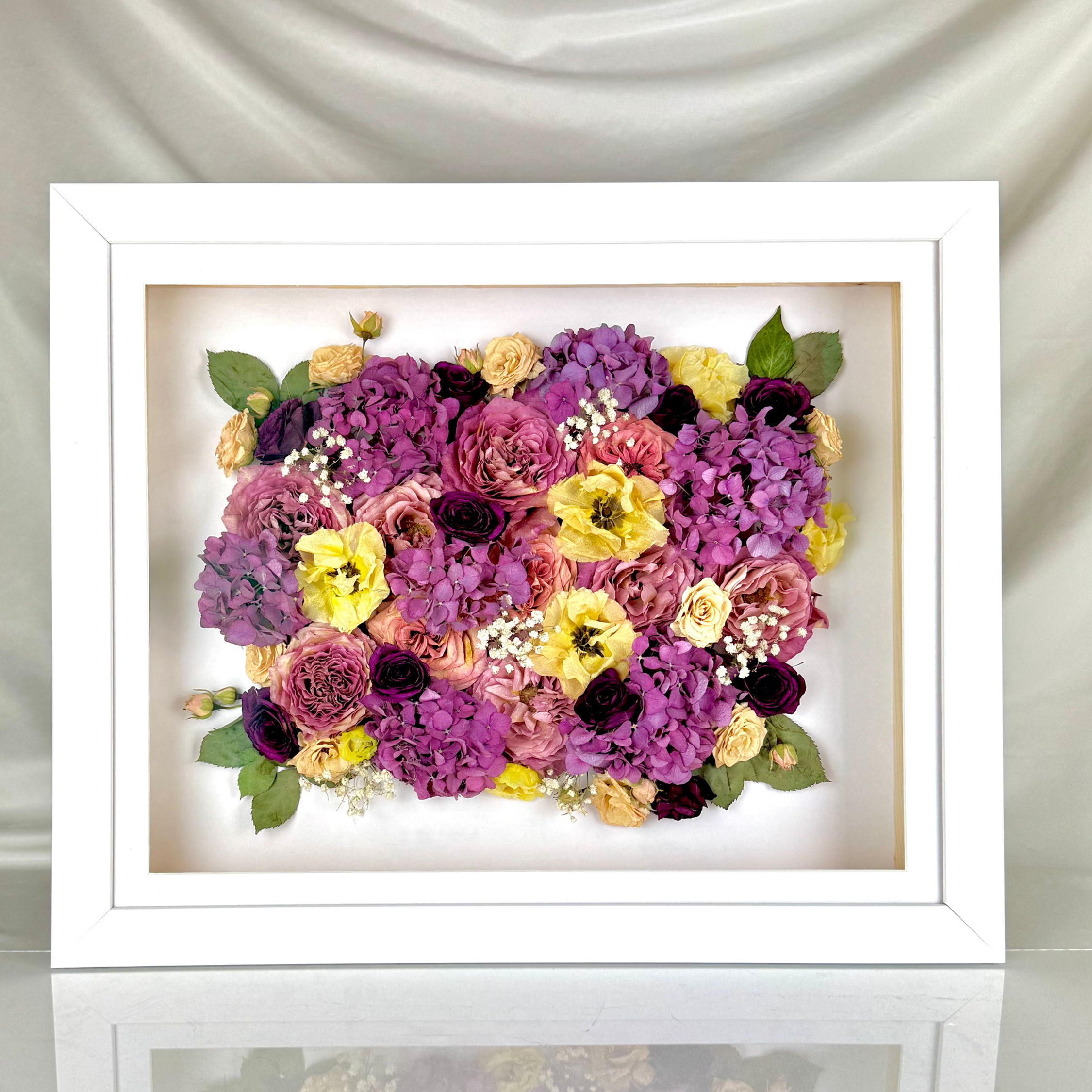 Cadre "Mon Amour " - Conservation de bouquet de mariage