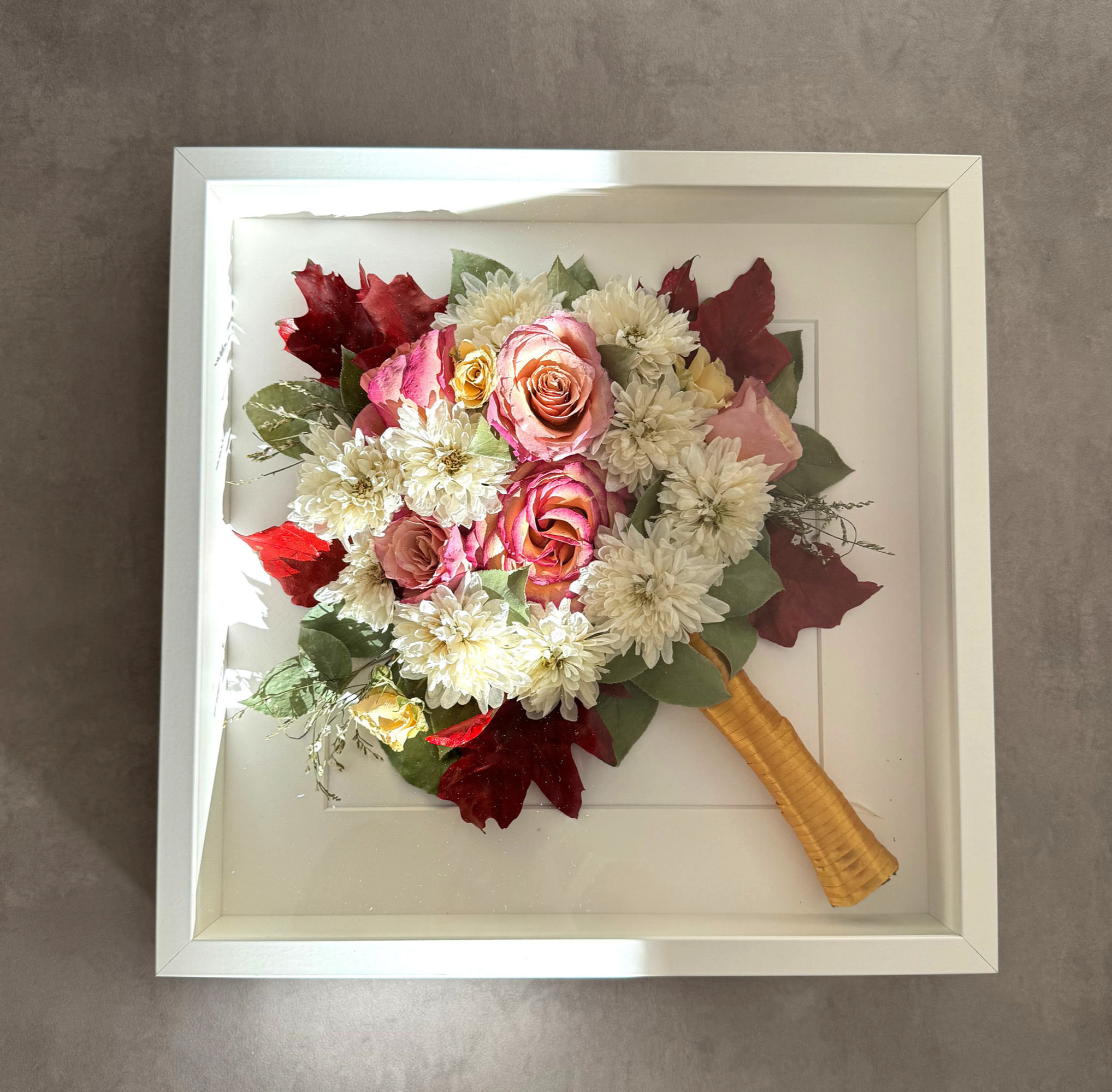 Collection Les Précieux | Cadre Mon Bouquet - Conservation bouquet mariage