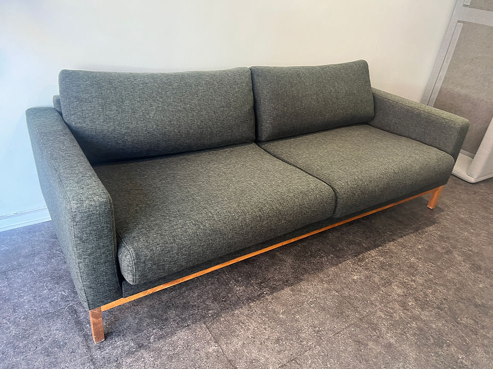 Miniaturebillede: Oskar – Bolia North 3-personers sofa i mørkegråt Nantes-stof
