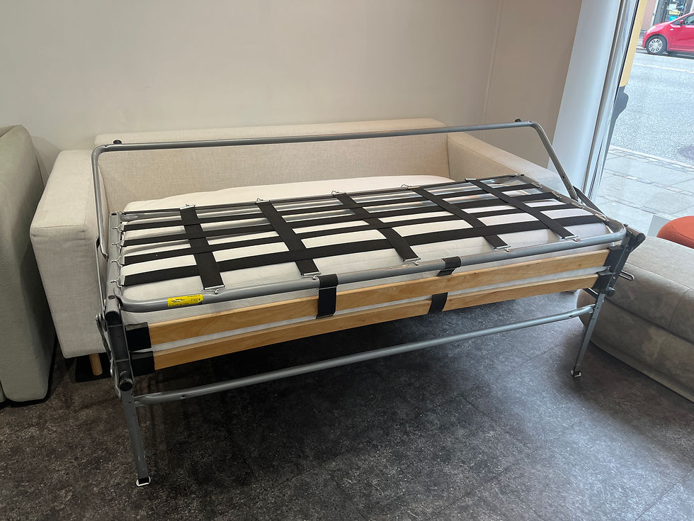 Miniaturebillede: Vanessa - Bolia Scandinavia 2,5 personers lys beige brugt sovesofa