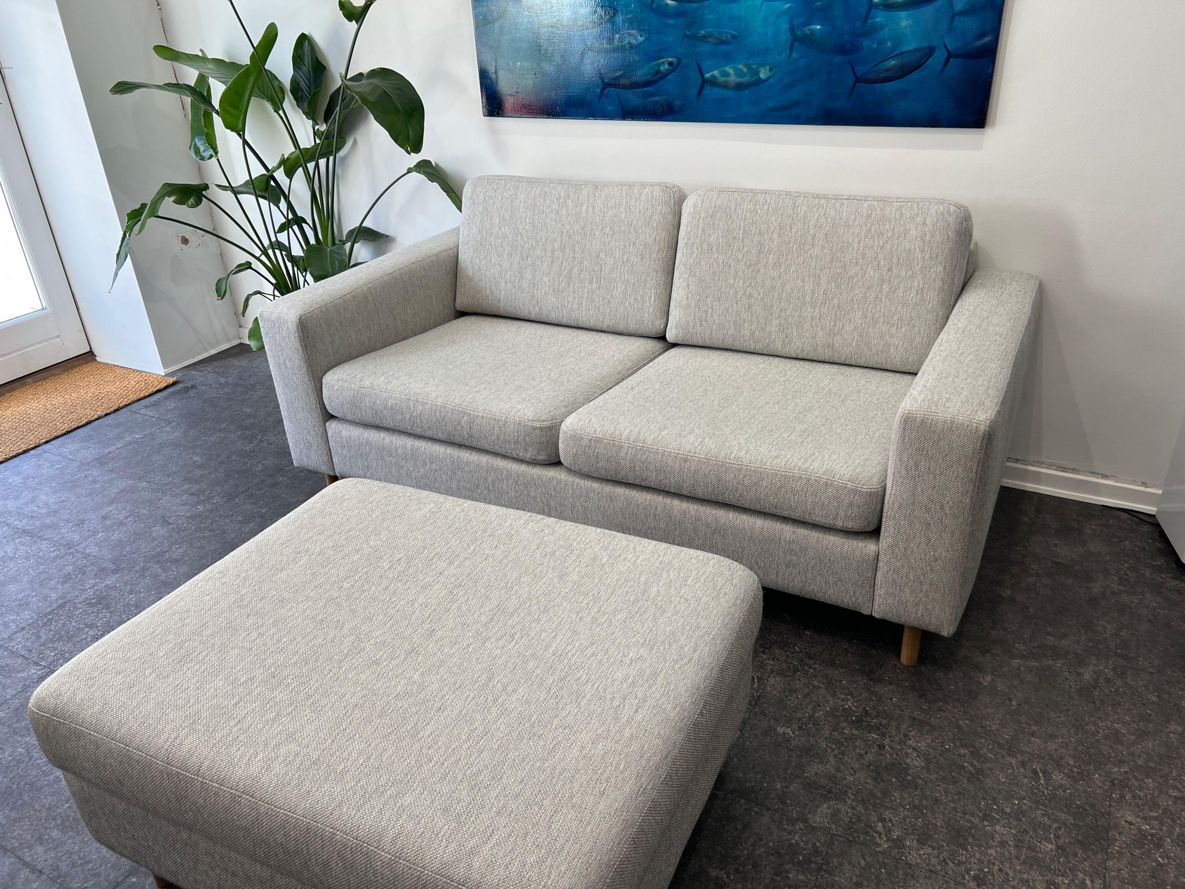 Søs – Bolia Scandinavia 2 pers. lysegrå brugt sofa