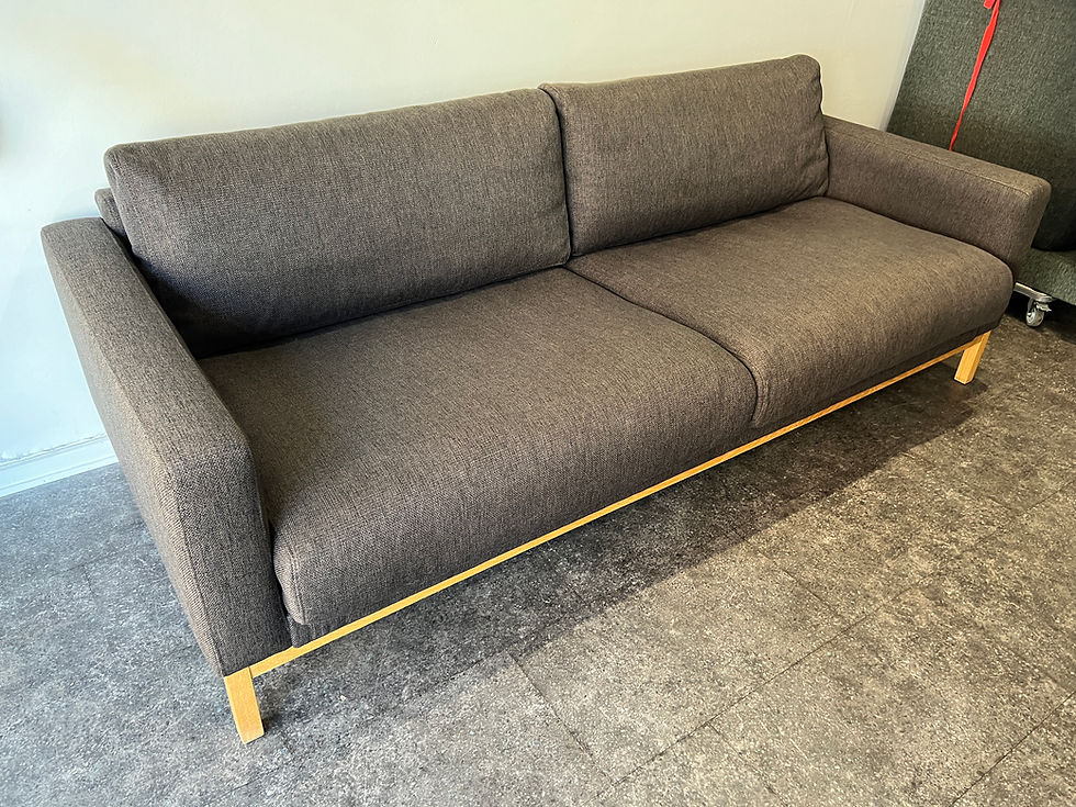 Miniaturebillede: Romeo - Bolia North 3 personers mokkabrun brugt sofa