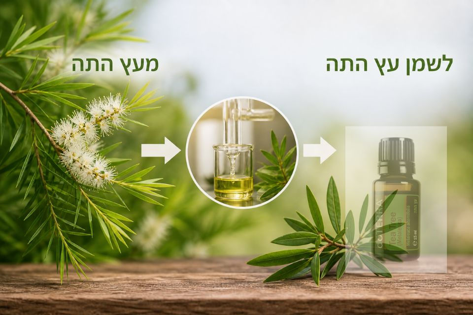 מעץ התה כחומר גלם עד לשמן עץ התה