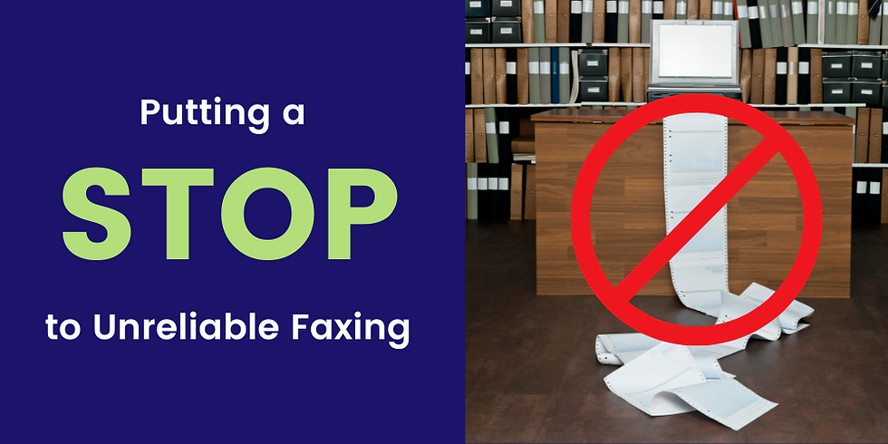 Putting a stop to unreliable faxing.
