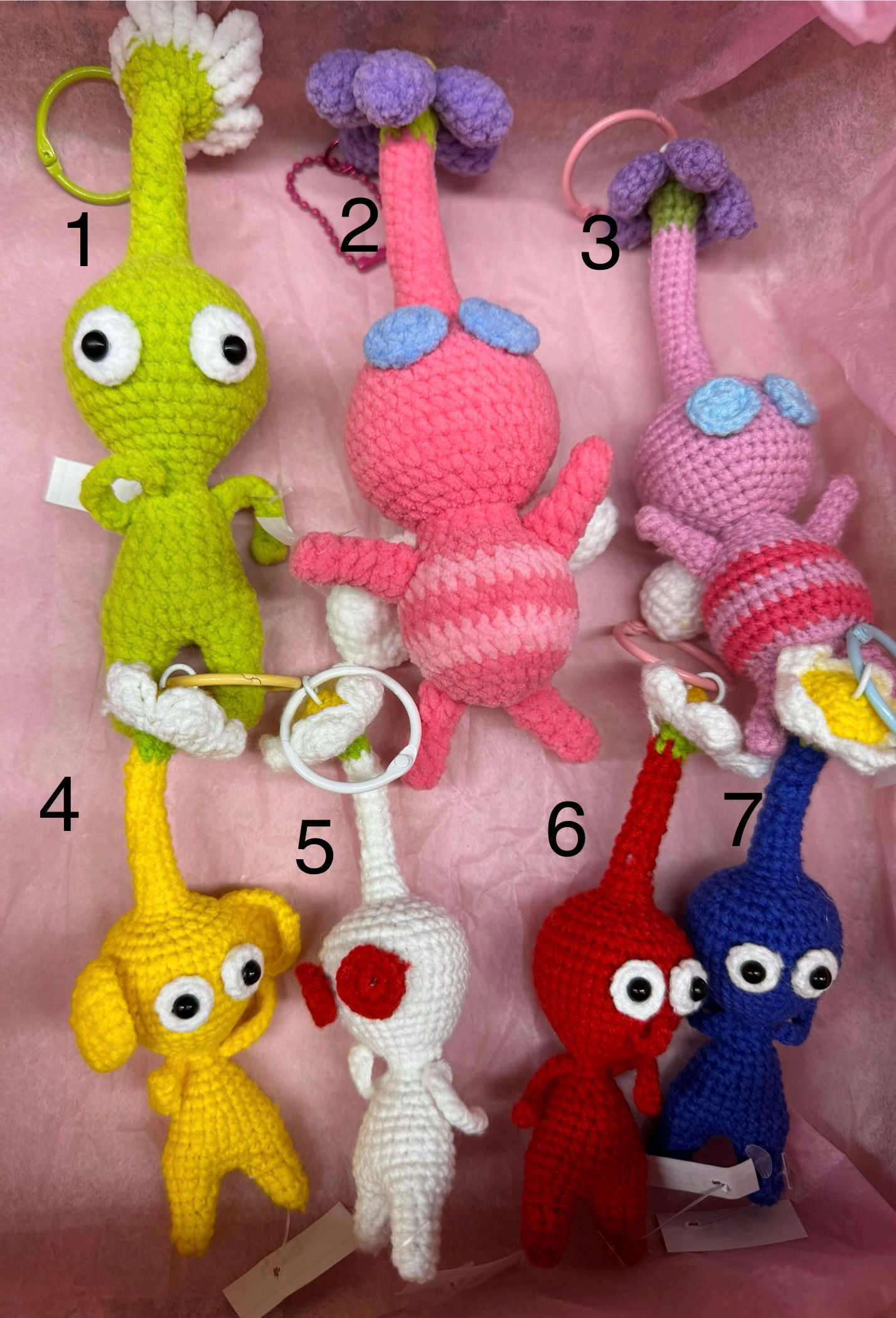 Handmade Crochet Game Pik-min Series 