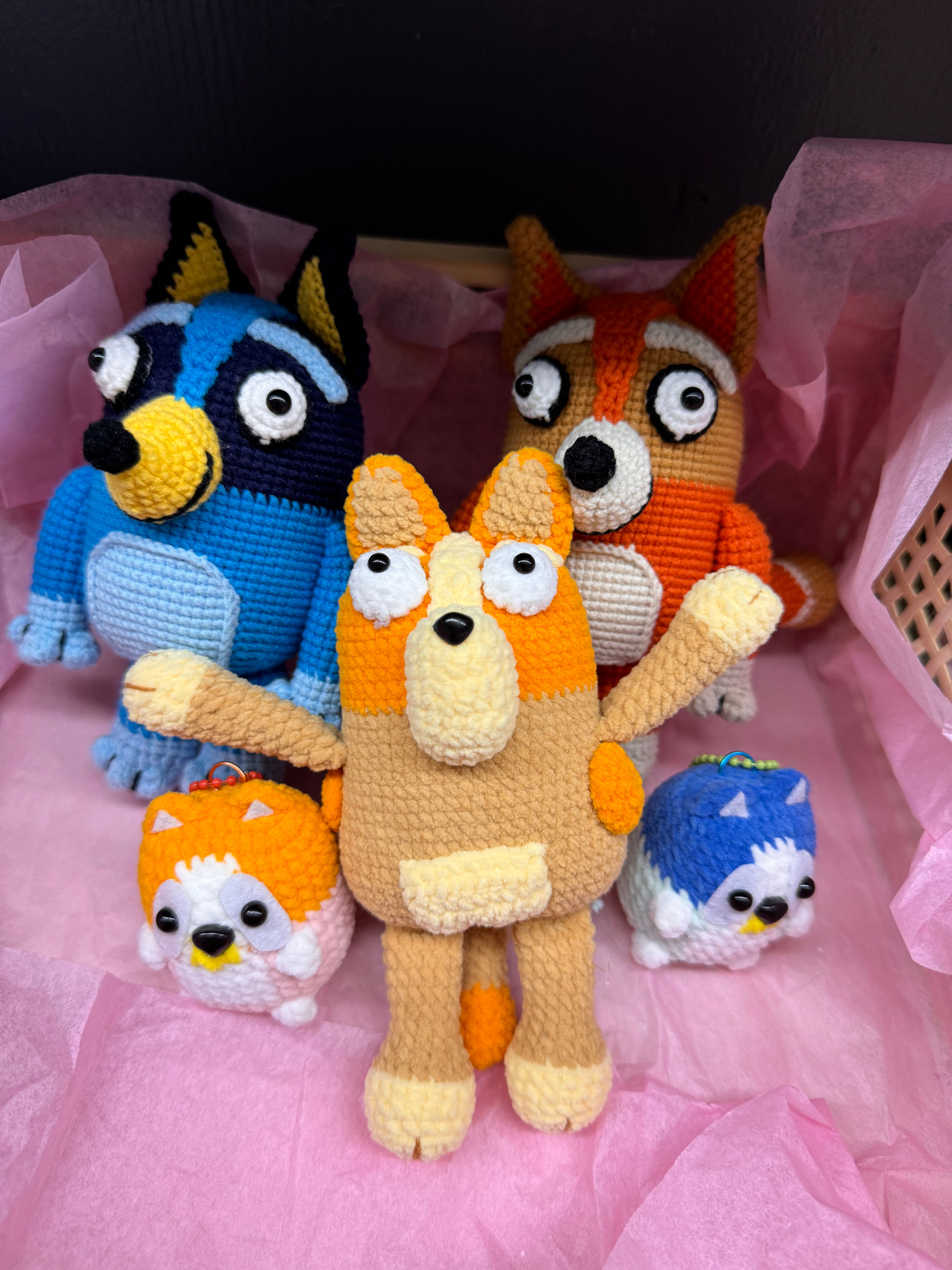 Handmade Crochet Bluey Series 