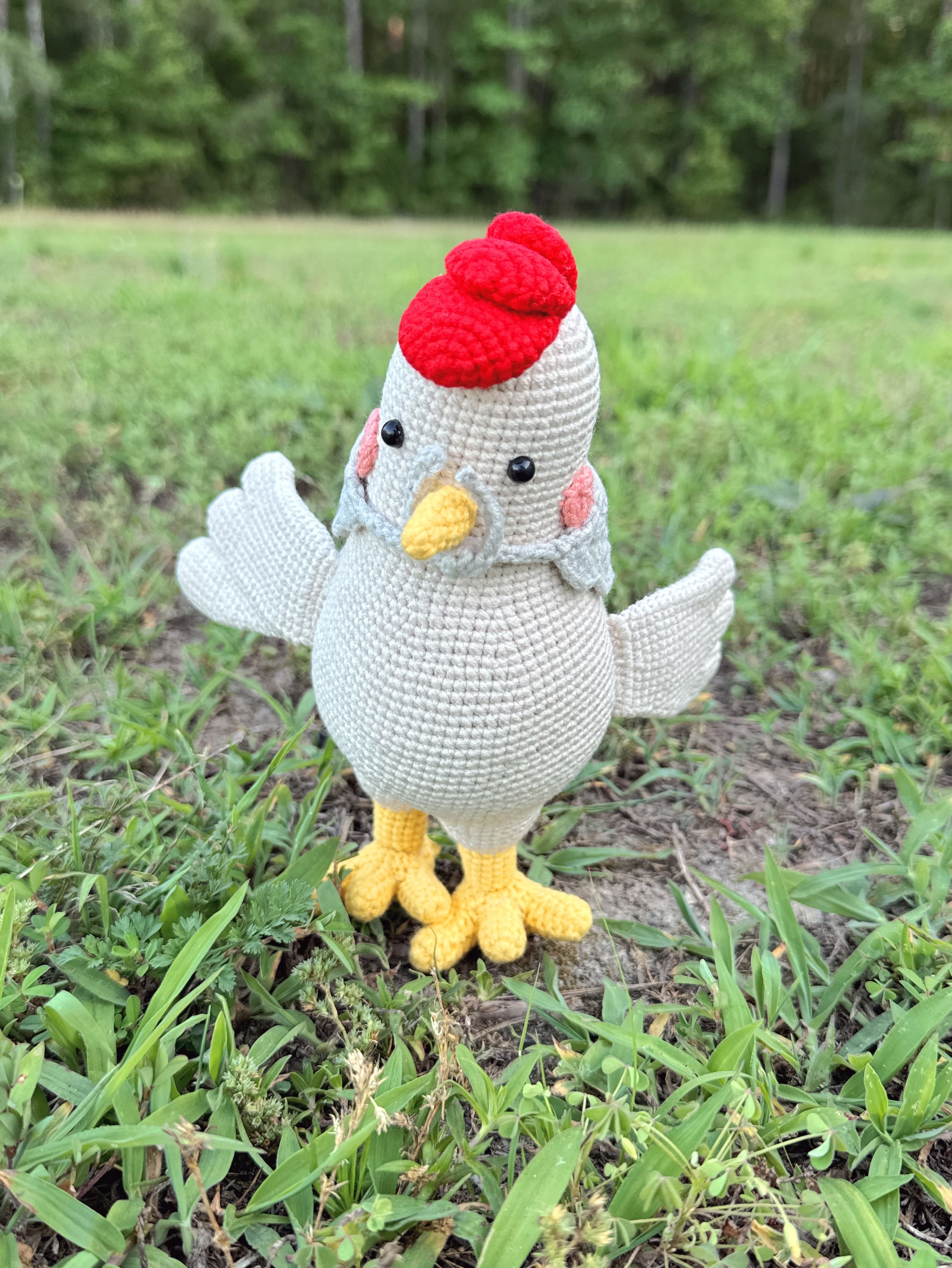 Matilanz handmade crochet chicken
