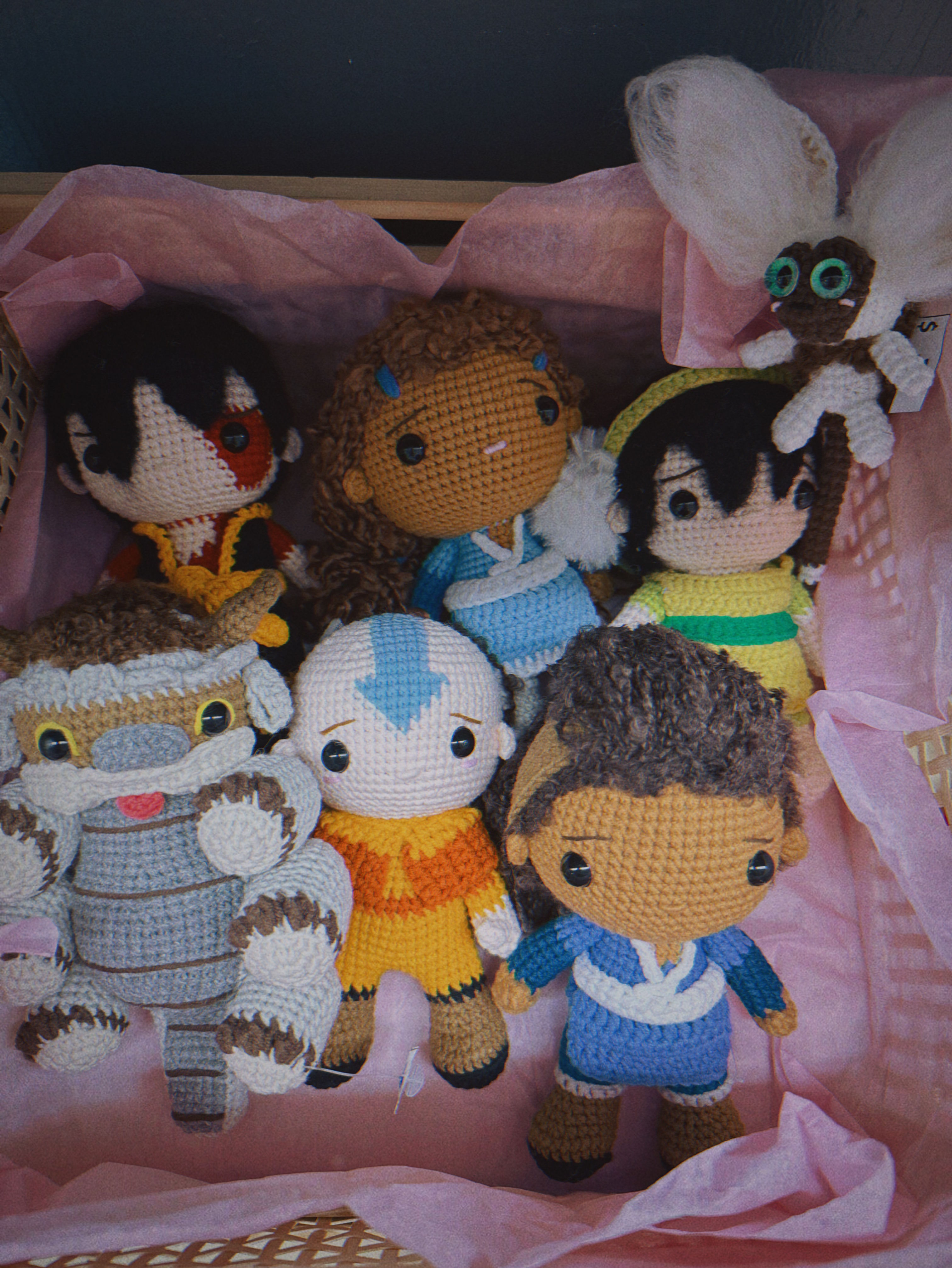 Handmade Crochet Ava-tar Dolls – 6 Inch Cotton Amigurumi Plush