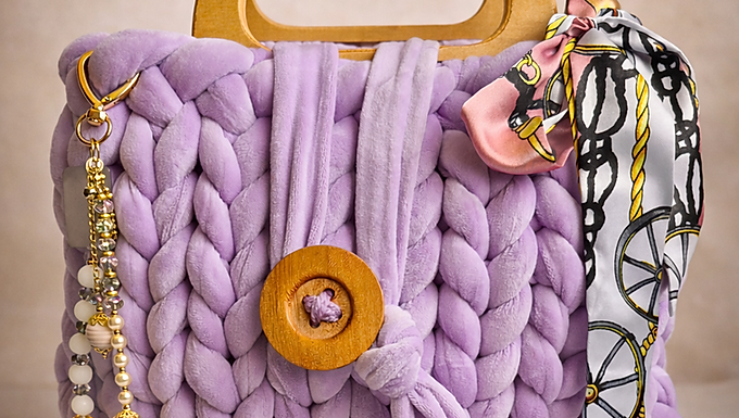 Lavender Marshmallow Bag